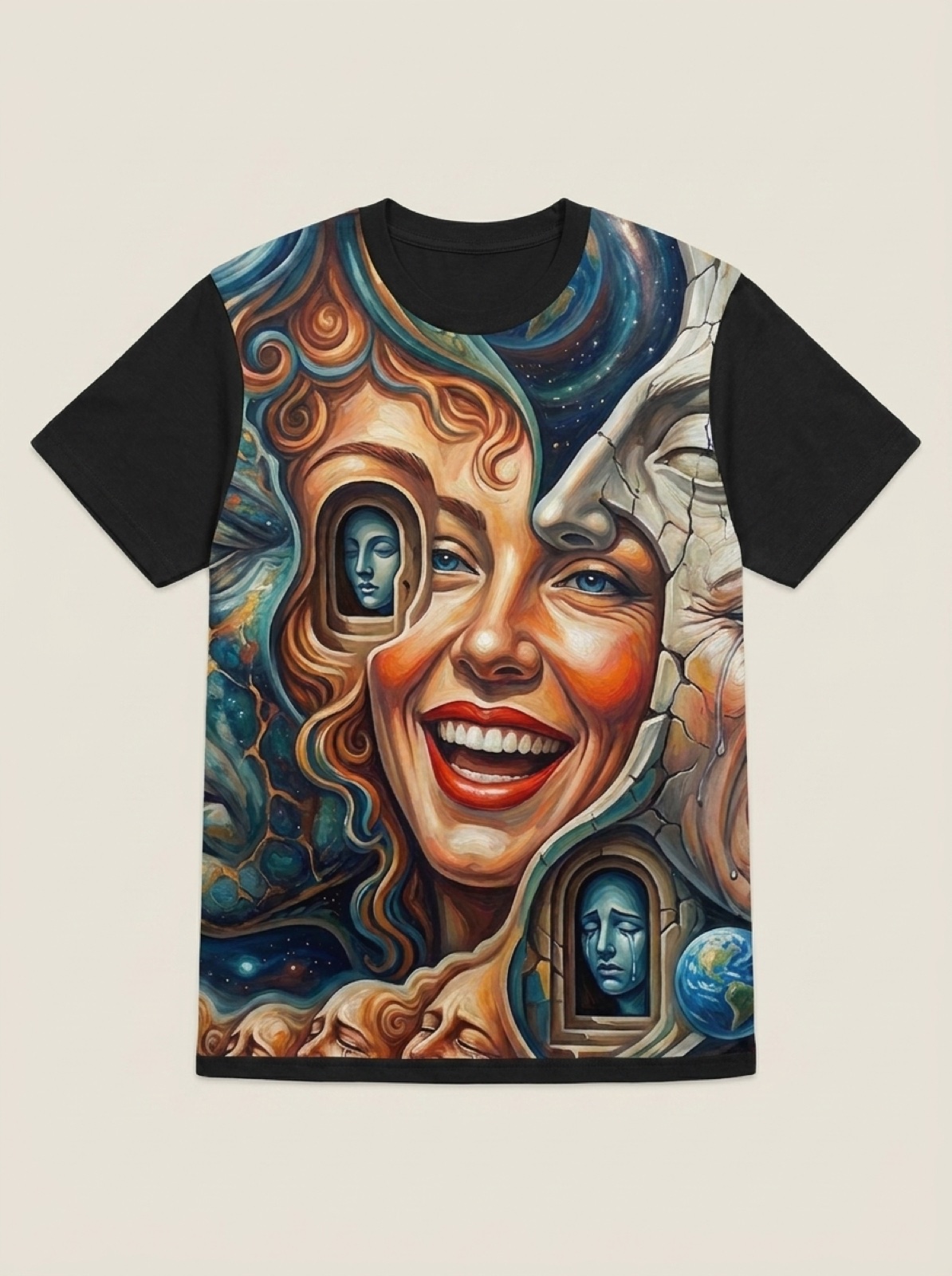 Surreal Faces Tee